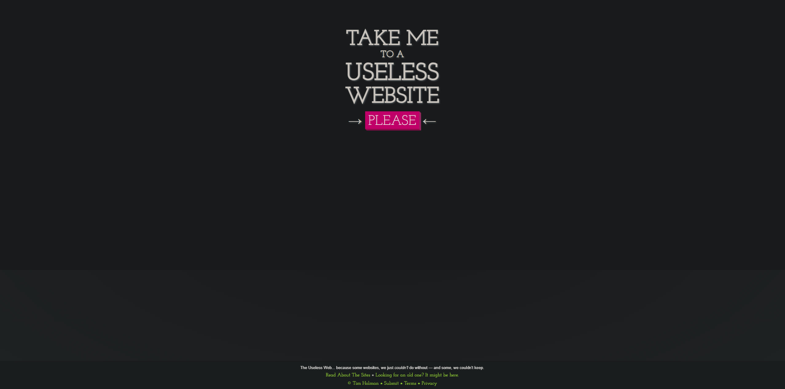 Preview of The Useless Web